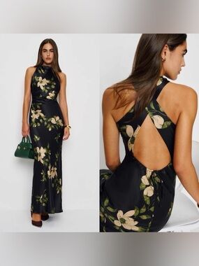 Reformation Anaiis Silk Dress in Mood for Love Size 6 NWT, Never Worn